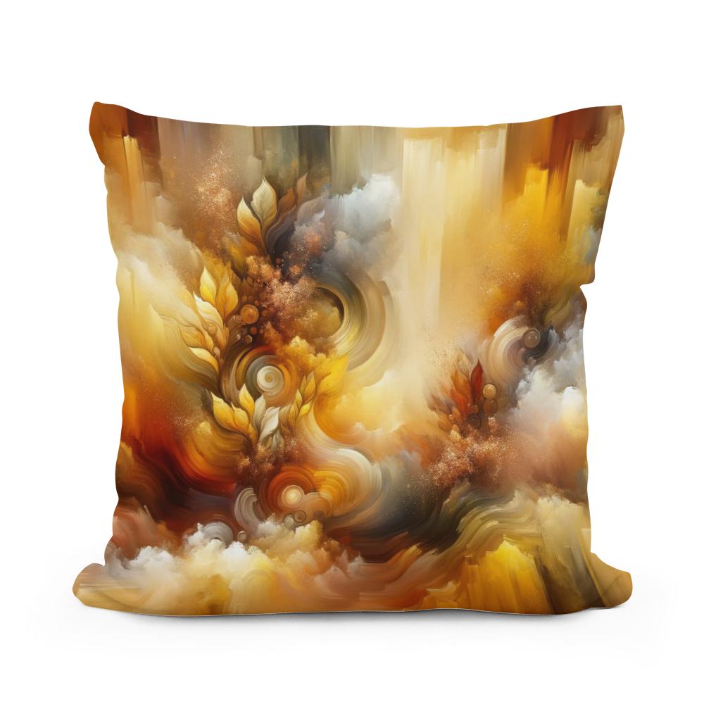 Autumn's Radiance Cotton Cushion