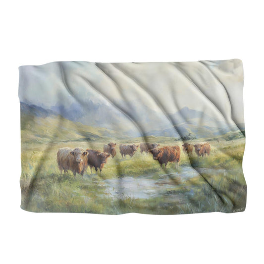 Highland Morning Serenity Blanket