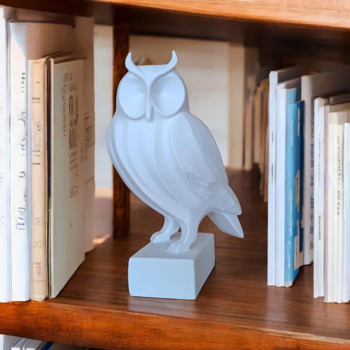 Sculpture #6 - "The Owl": Minimalist Wisdom Art