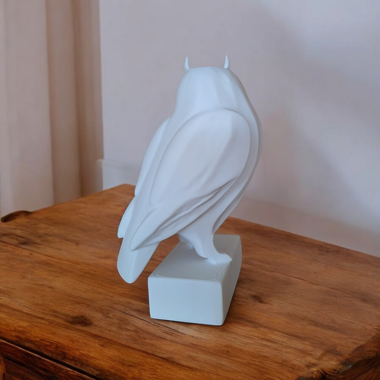 Sculpture #6 - "The Owl": Minimalist Wisdom Art