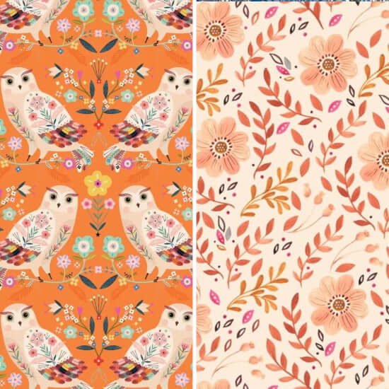*Set of 3 Handmade Beeswax Wraps | Owls