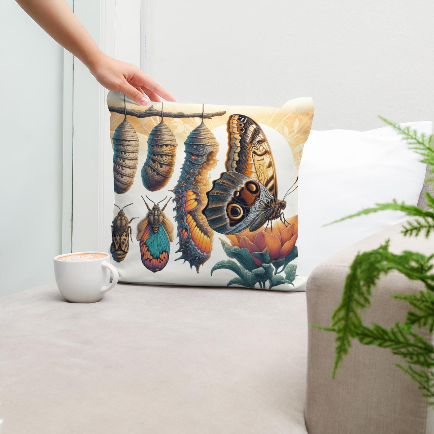 Metamorphosis Wings Cotton Cushion