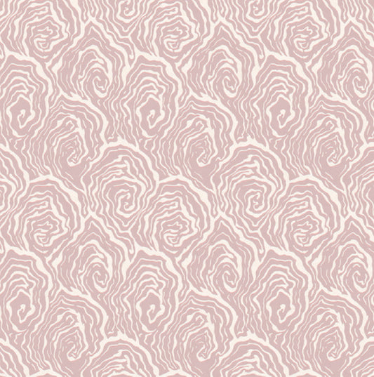 Oysters - in Venus Pink - Wallpaper