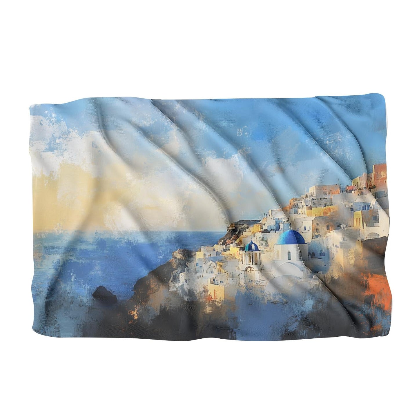 Oia Sunrise Blanket