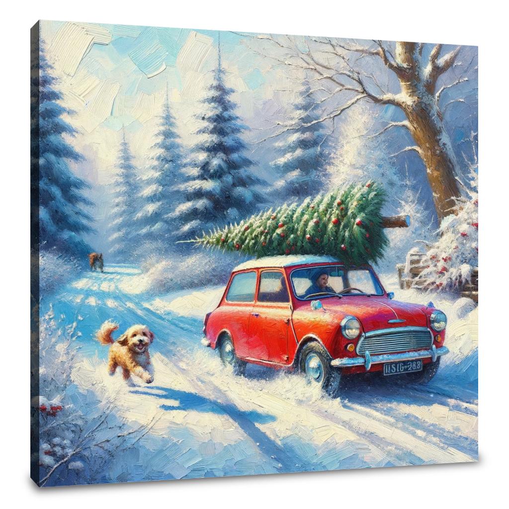 Christmas Journey Home Canvas