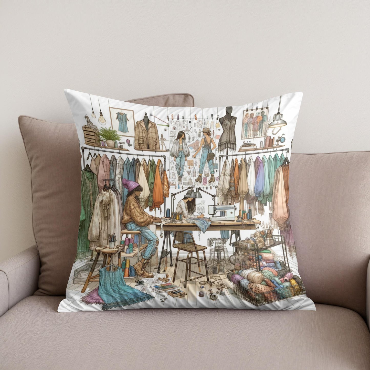Creative Fusion Cotton Cushion