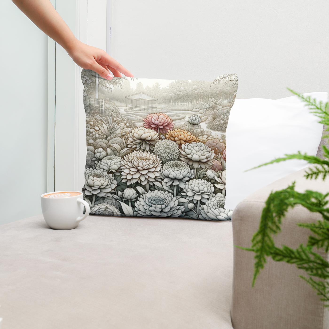 Symphony in Bloom Cotton Cushion