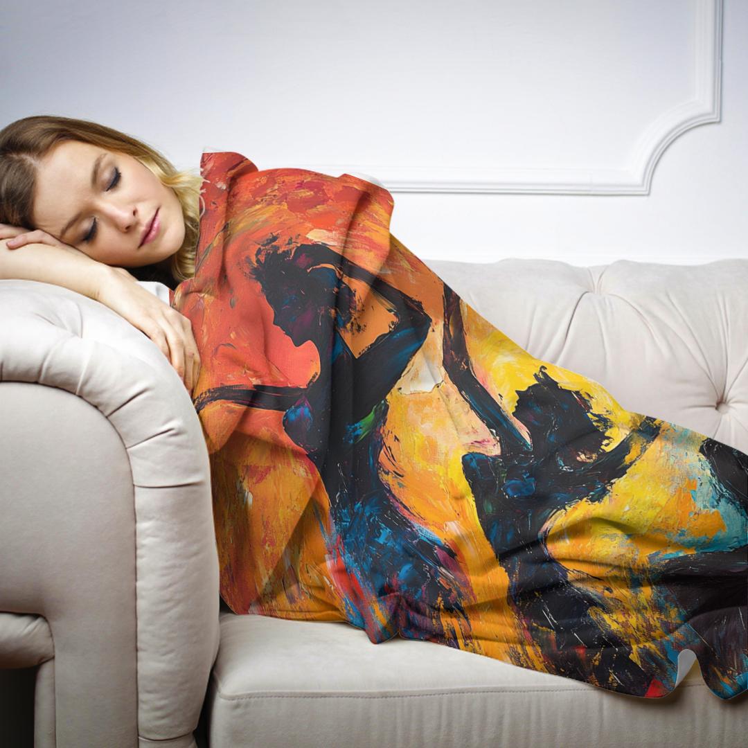 Dynamic Dancers Blanket
