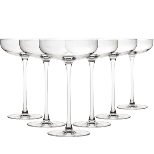 Savage Coupe Glasses - 220ml - Set of 6