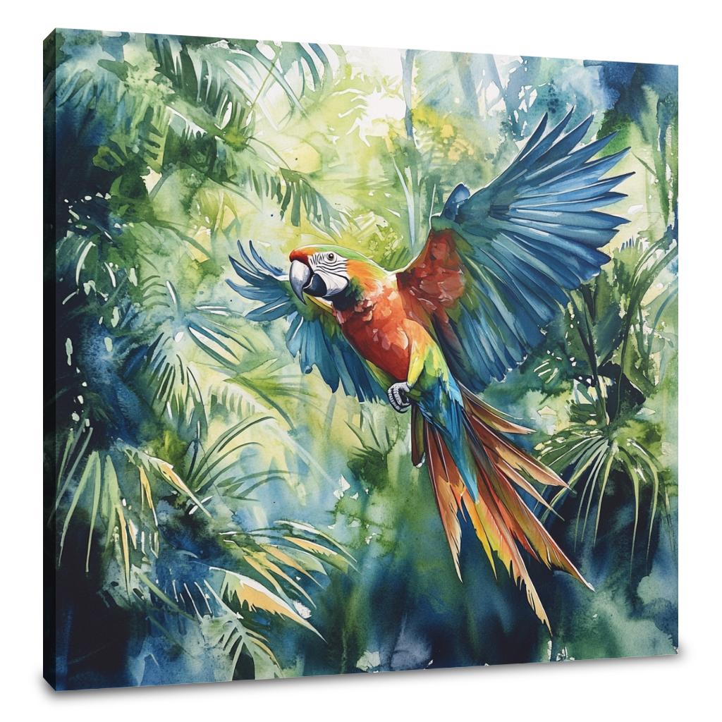 Parrot Wings Canvas