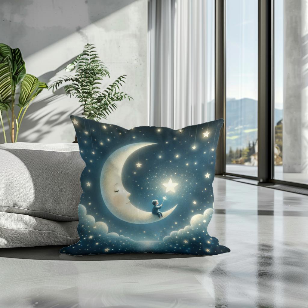 Moonlit Dream Cotton Cushion