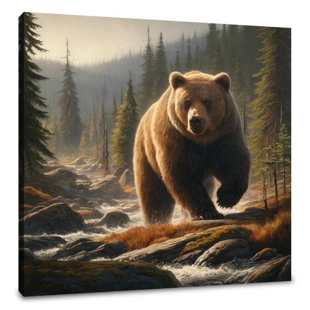 Majestic Bear Canvas
