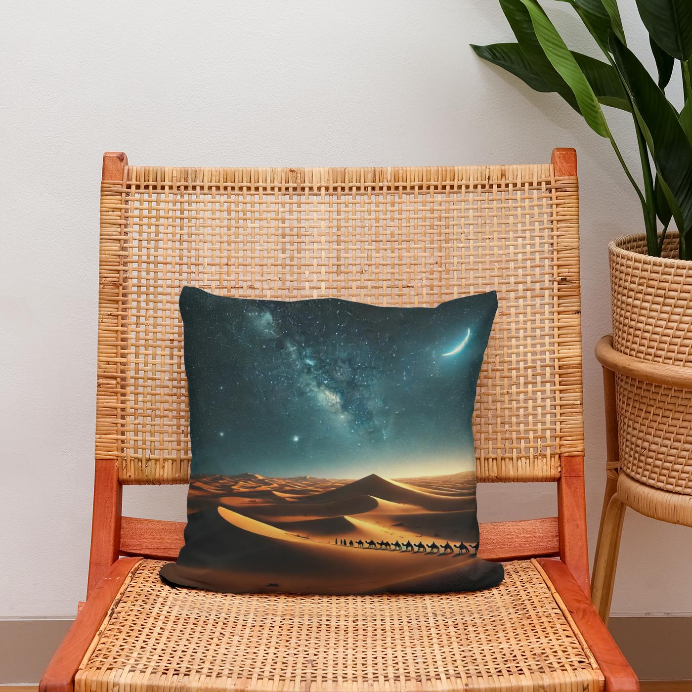 Sahara Nightscape Cotton Cushion