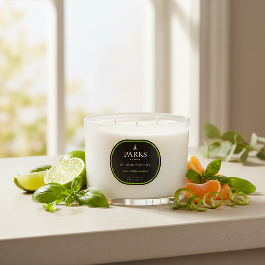 LIME, BASIL & MANDARIN CANDLE 3 WICK 350G