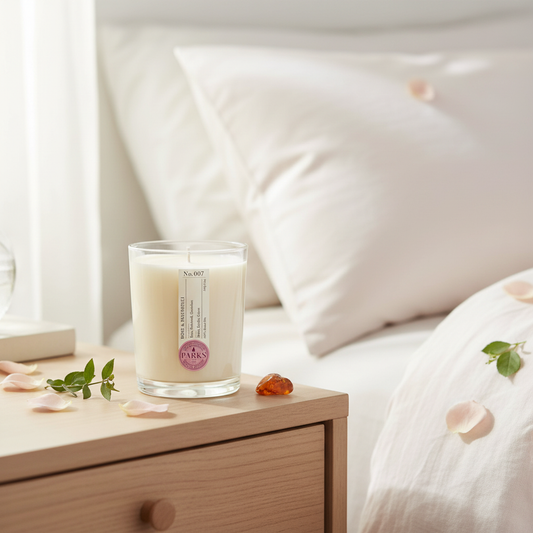 ROSE & PATCHOULI 1 WICK SCENTED CANDLE 180G