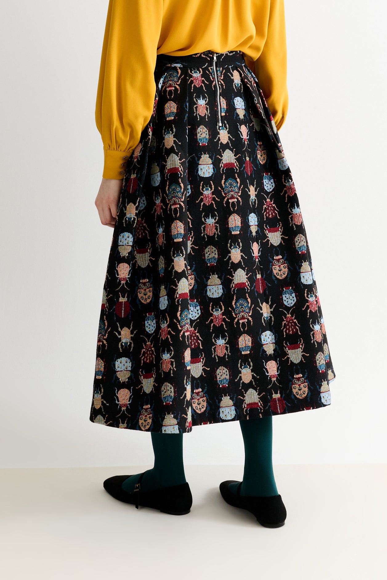 Pasadena Beetlejuice Midi Skirt