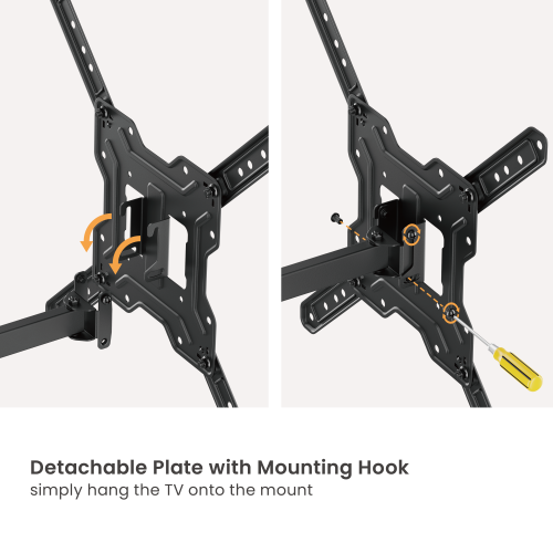 ProperAV TV Wall Bracket (23" - 65" / 30kg Capacity / VESA Max. 400x400)