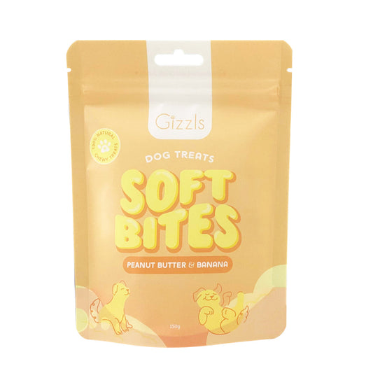 Peanut Butter & Banana Soft Dog Treats (150g)
