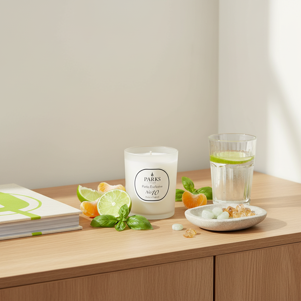 NO10 - LIME, BASIL AND MANDARIN CANDLE 180G