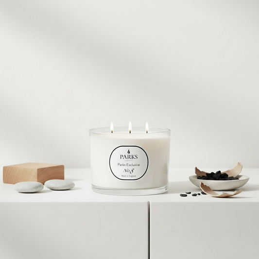 NO8 - FEU DE BOIS 380G 3 WICK CANDLE