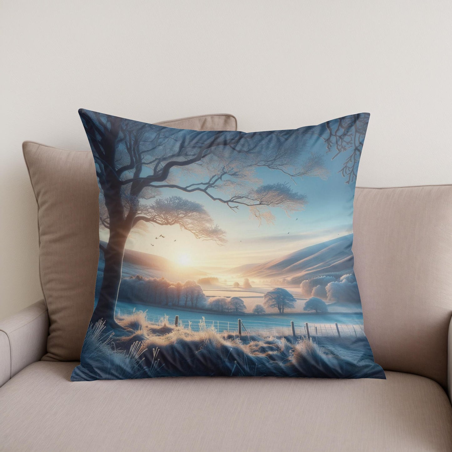 Dundee Dawn Frost Cotton Cushion