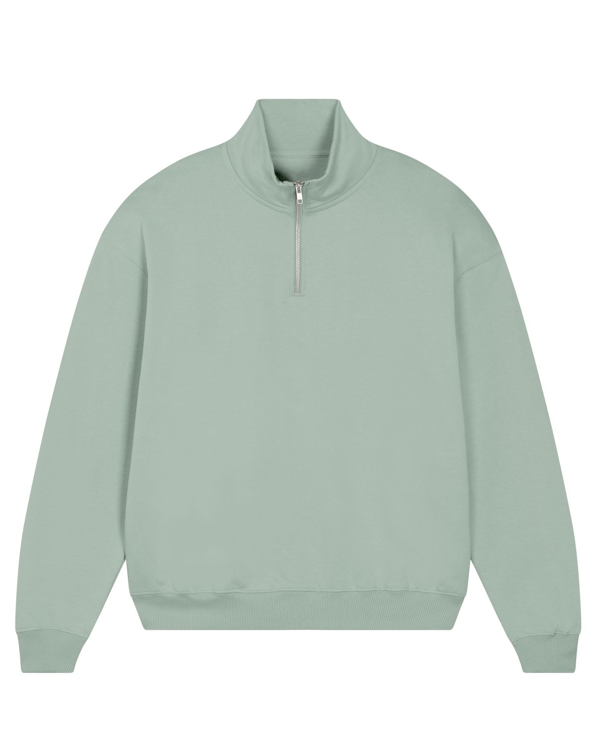 Organic Boxy Quarter Zip Sweatshirt: Unisex