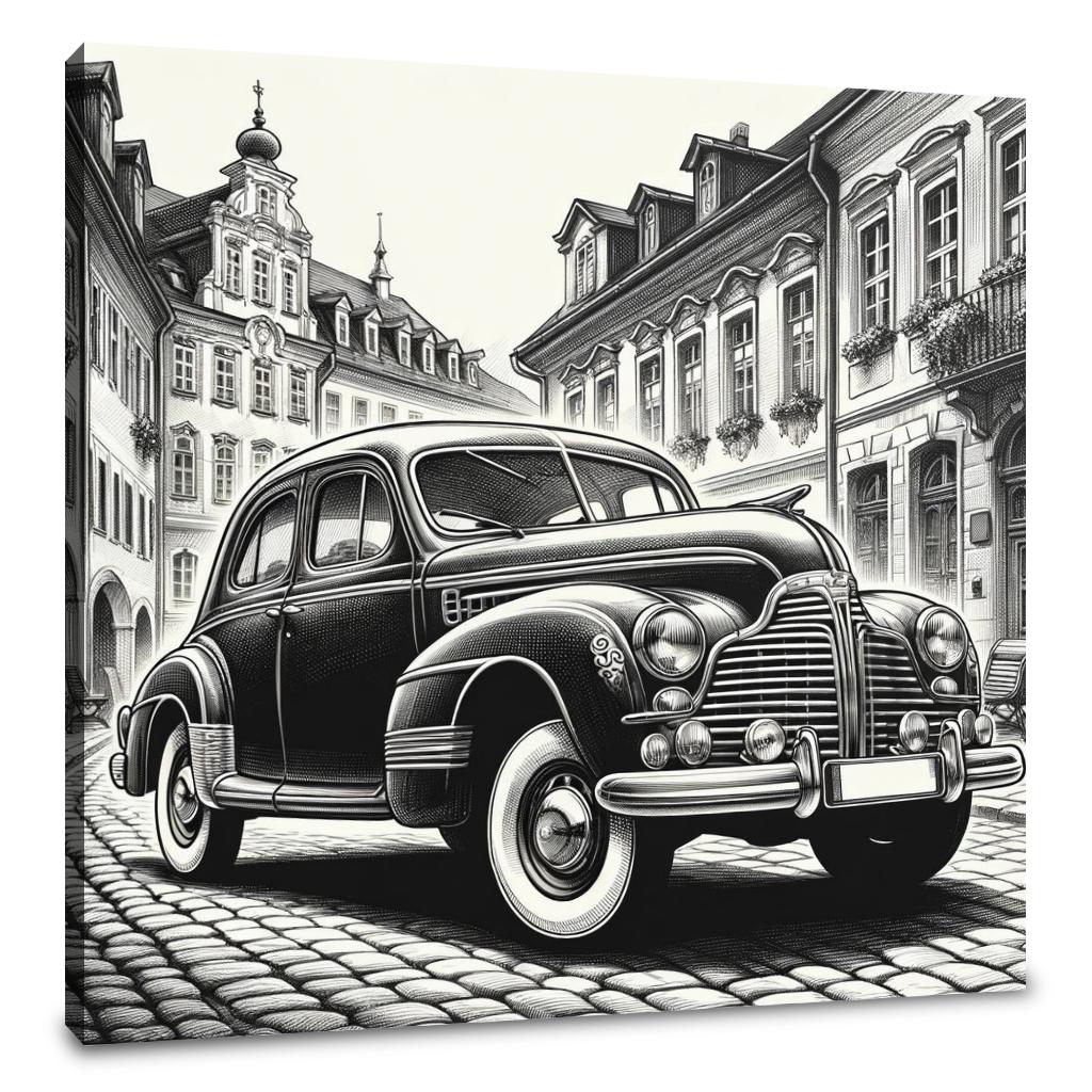 Nostalgic Ride Canvas