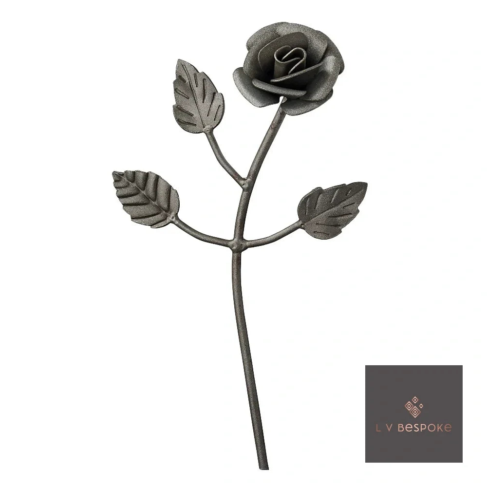Short Floral Garden Stake