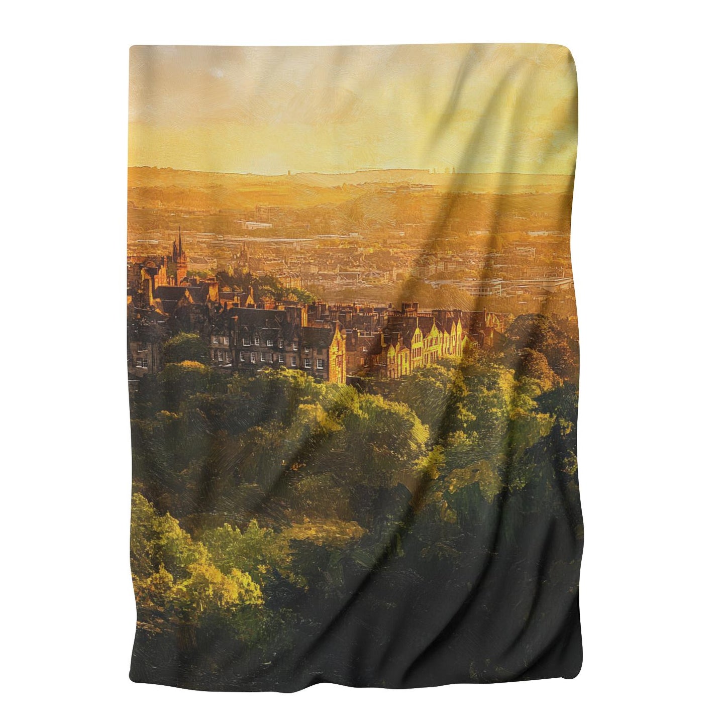 Arthur's Seat Sunset Blanket