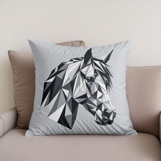 Equine Elegance Cotton Cushion