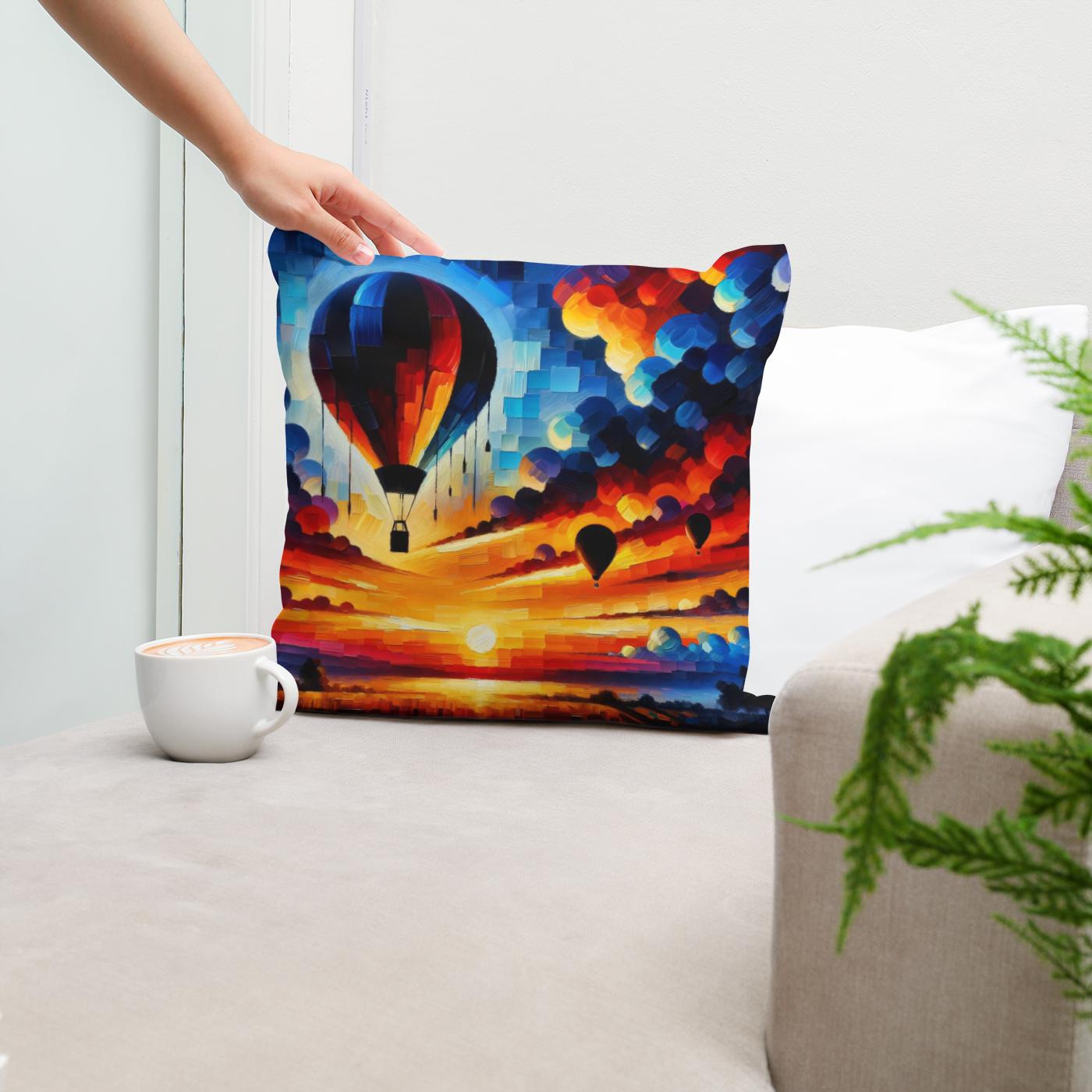 Dusk Contrasts Cotton Cushion