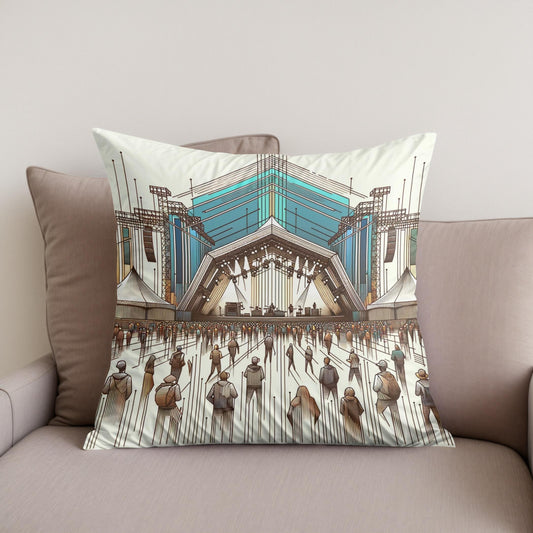 Modern Beats Cotton Cushion