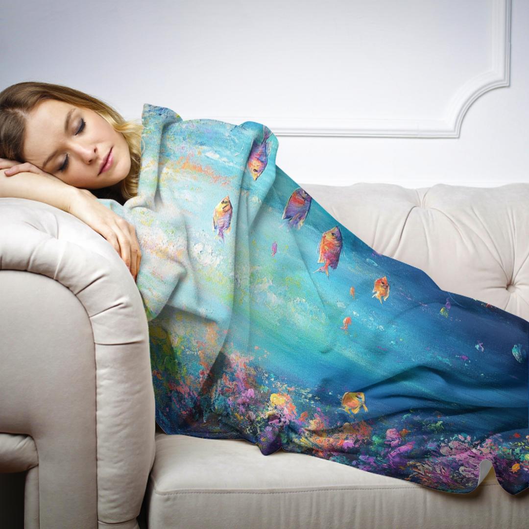 Twilight Reef Mystery Blanket