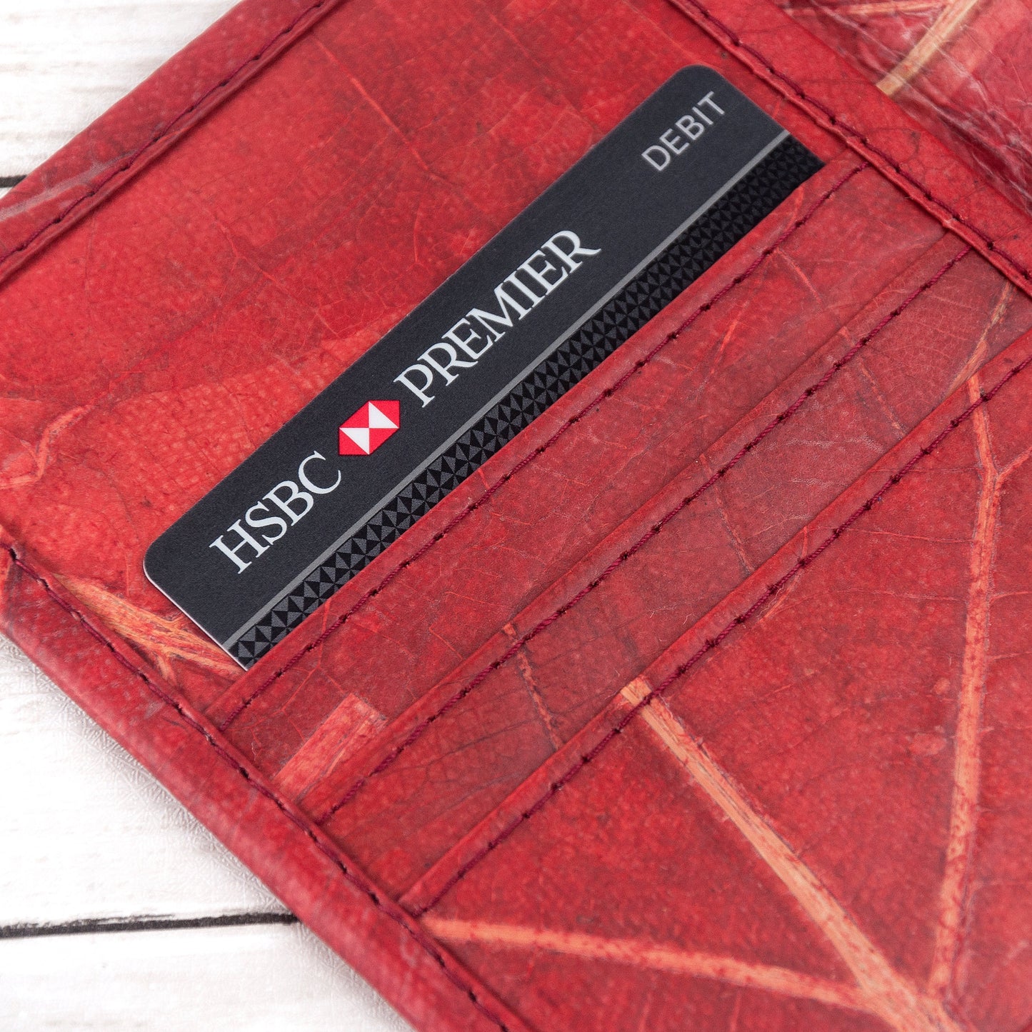 Vegan Teak Leaf Leather Passport Covers