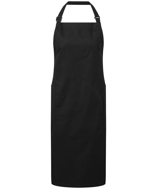Recycled Polyester And Cotton Bib Apron, Organic And Fairtrade Certified