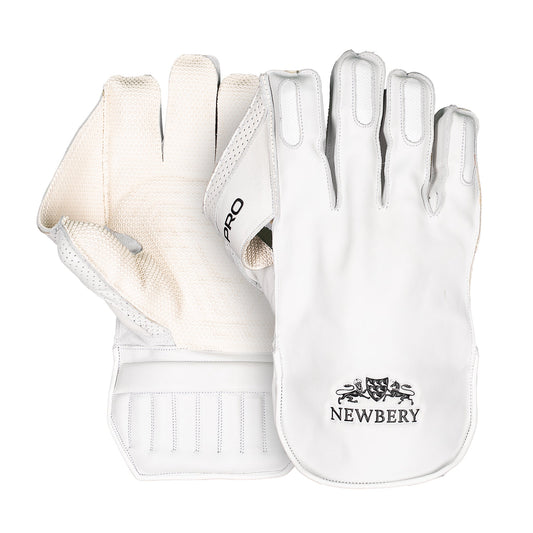 Pro Wicket-Keeping Gloves (White)