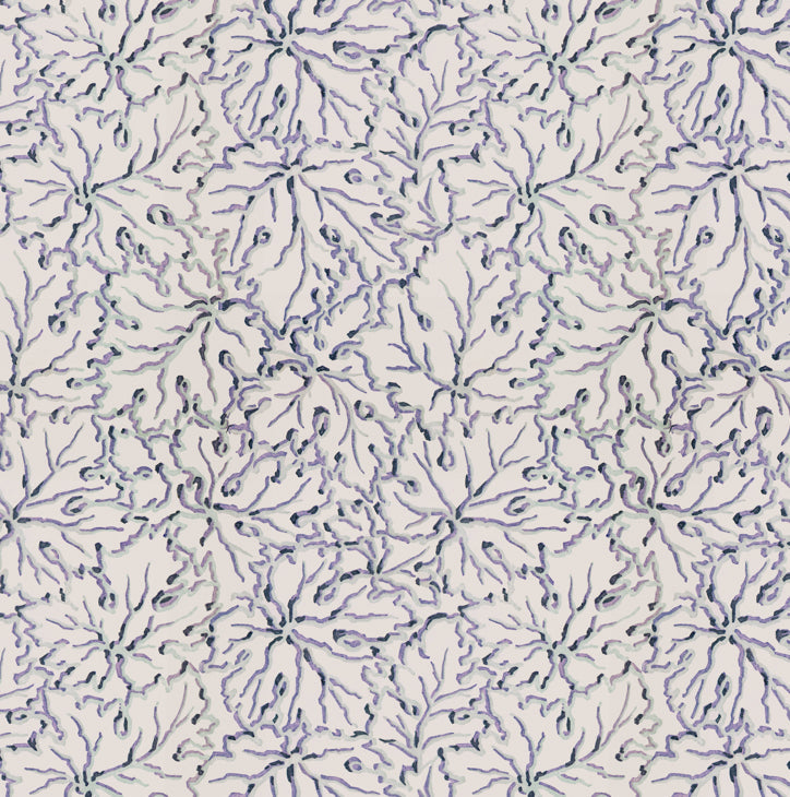 Ethereal Leaves - in Misty - Wallpaper