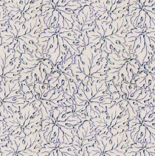 Ethereal Leaves - in Misty - Wallpaper