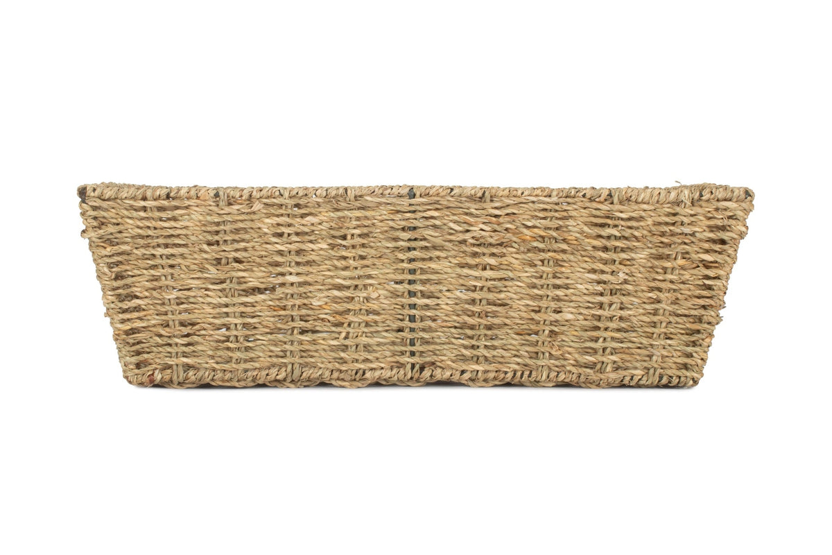 Extra Large Tapered Seagrass Tray Basket