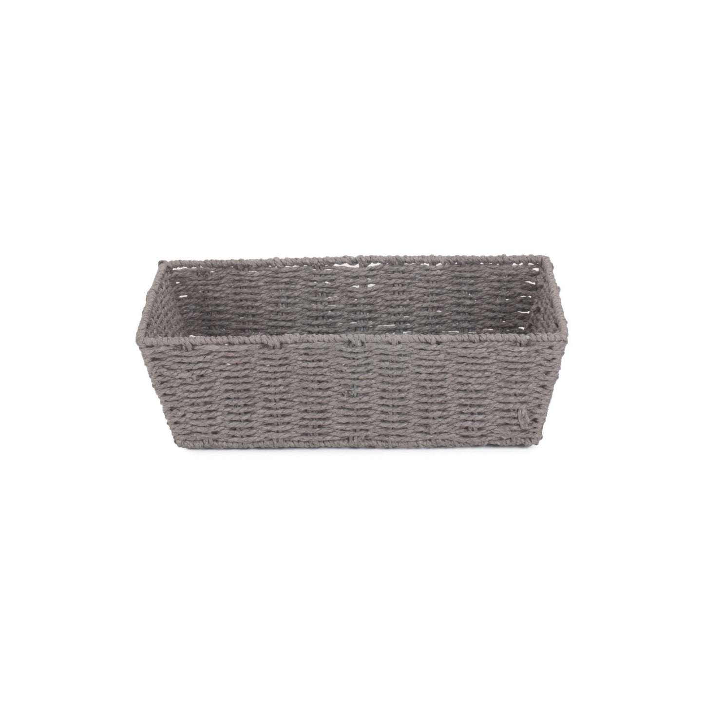 Large Grey Paper Rope Tray Basket