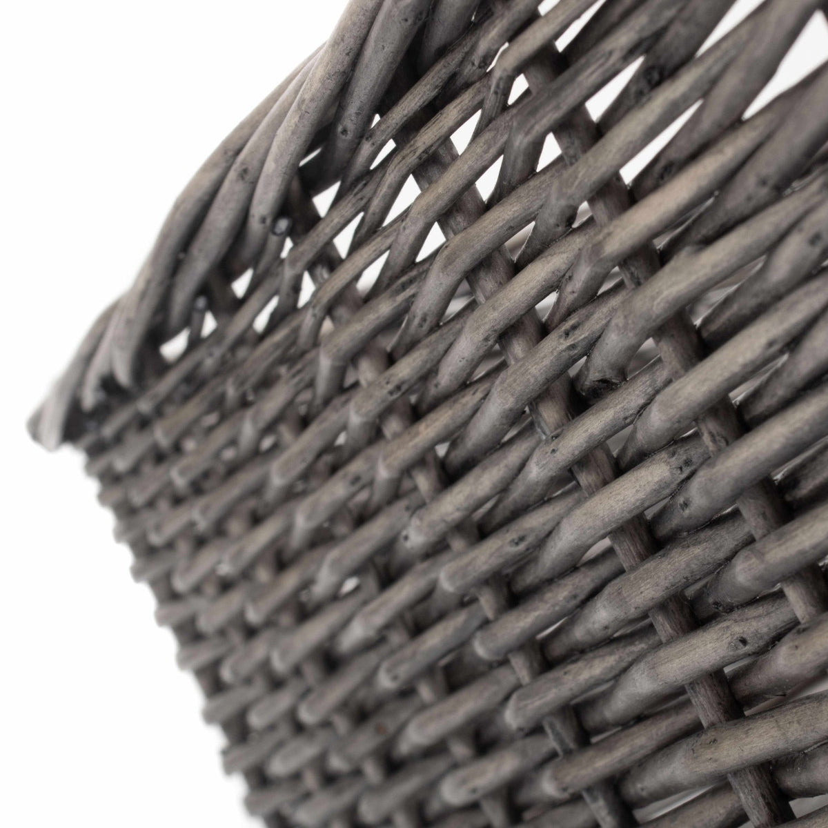 Large Antique Wash Willow Tray Basket