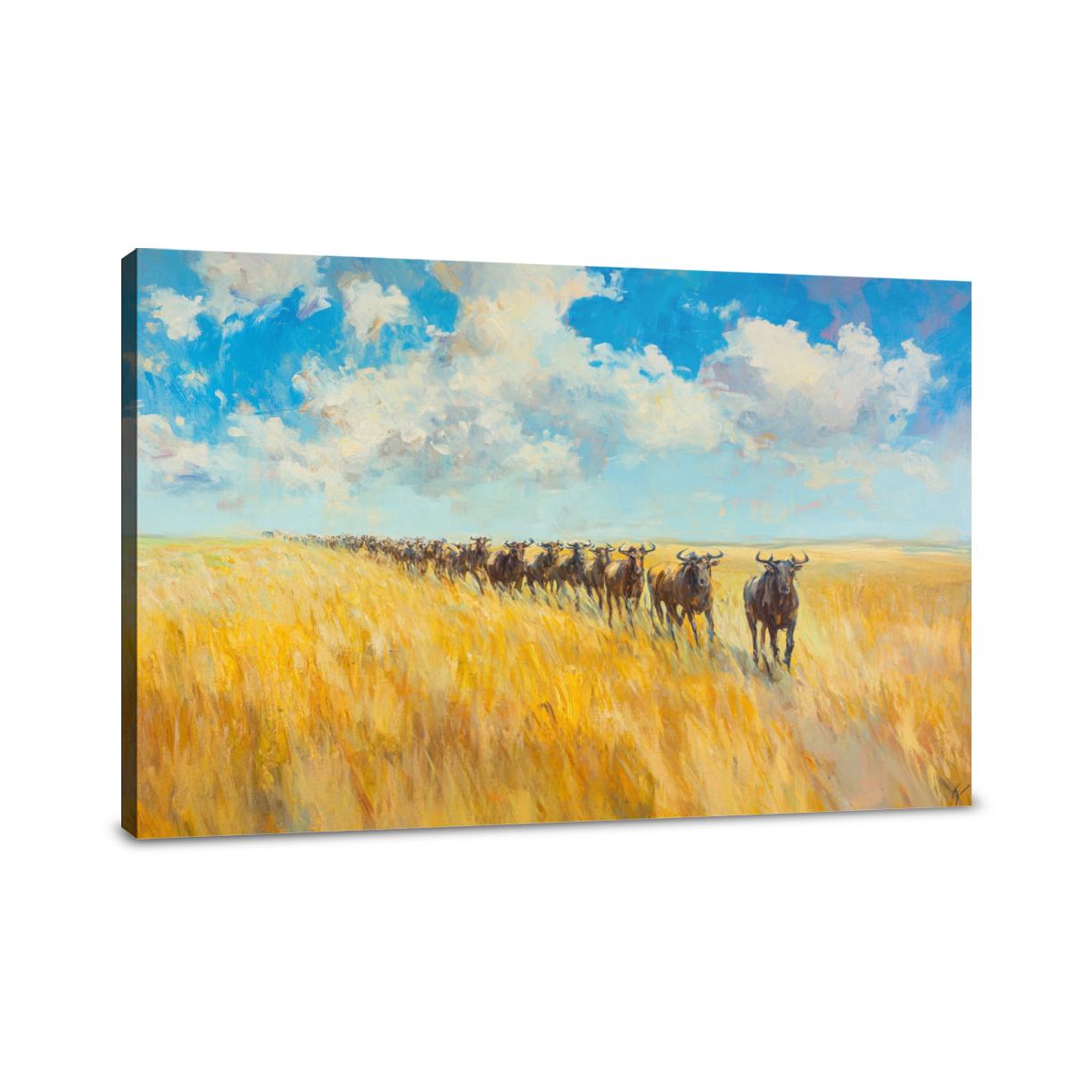 Jubilant Safari Adventure Canvas