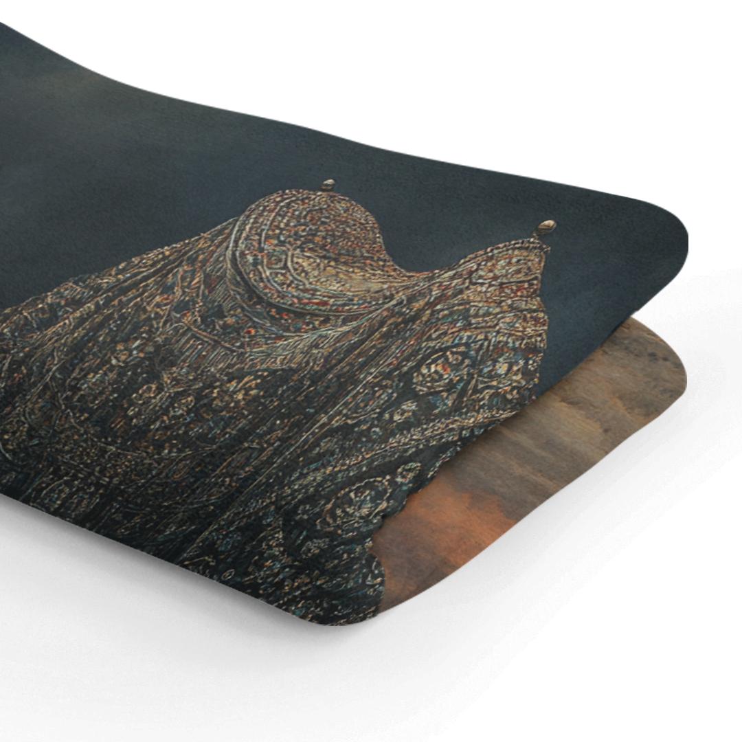 Embroidered Camel Blanket