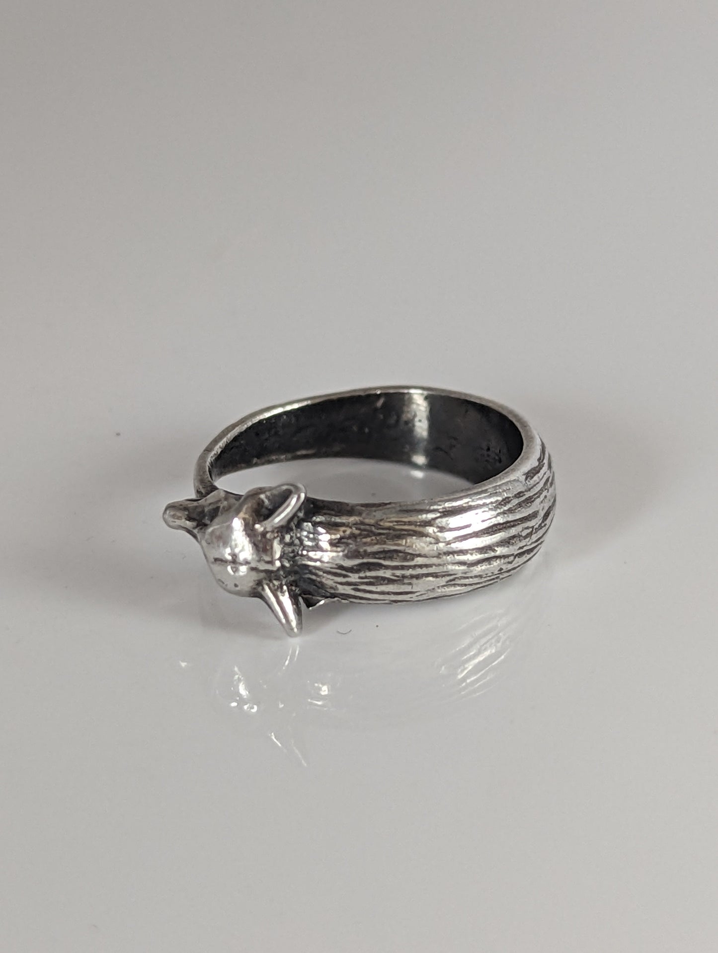925 Silver Fox Ring 2 – Elegant Animal-Inspired Jewellery for Her or Him