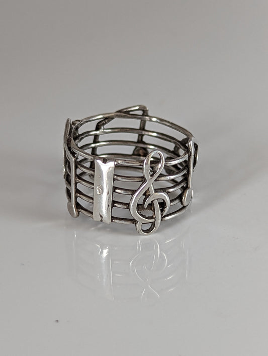 Silver Steed Music Notes Band