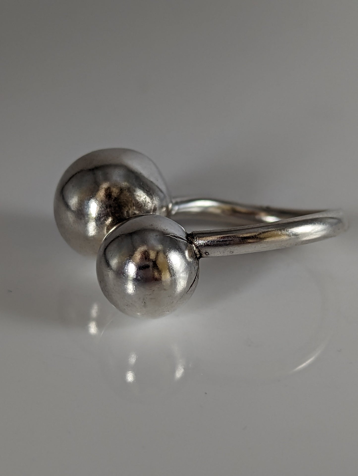 Silver Steed Extra Large Balls One Size Ring