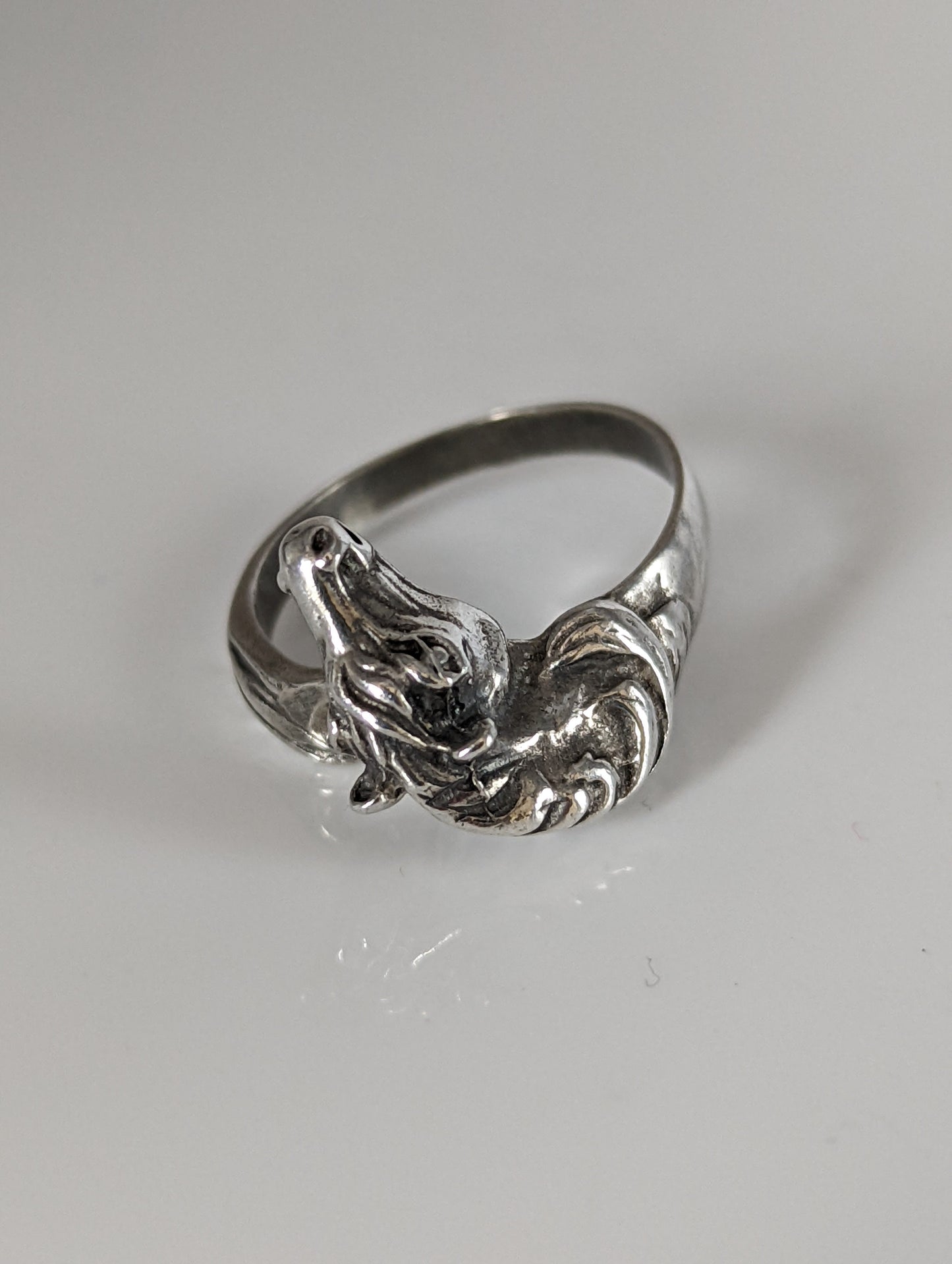 925 Silver Steed Horse Head Ring – Bold Equestrian Statement for Him or Her