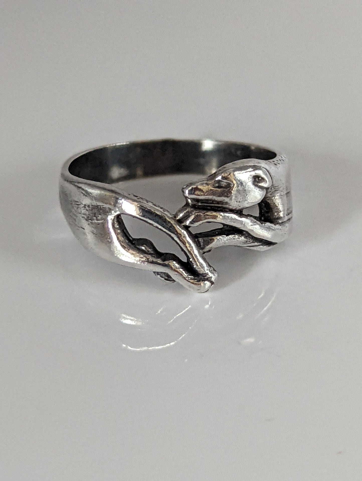 925 Silver Greyhound Ring – Handmade Elegant Dog Lover’s Band