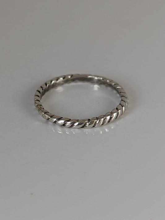925 Silver Lead Rope Ring – Equestrian Gift for Him or Her