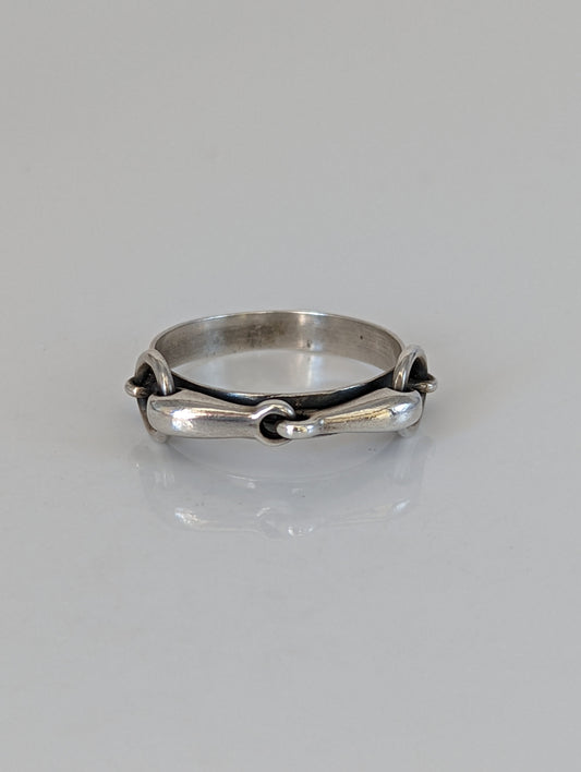 Silver Steed Snaffle on a Silver Band